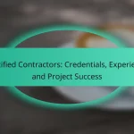Certified Contractors: Credentials, Experience and Project Success