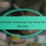 Testimonials: Enhancing Your Home Service Business